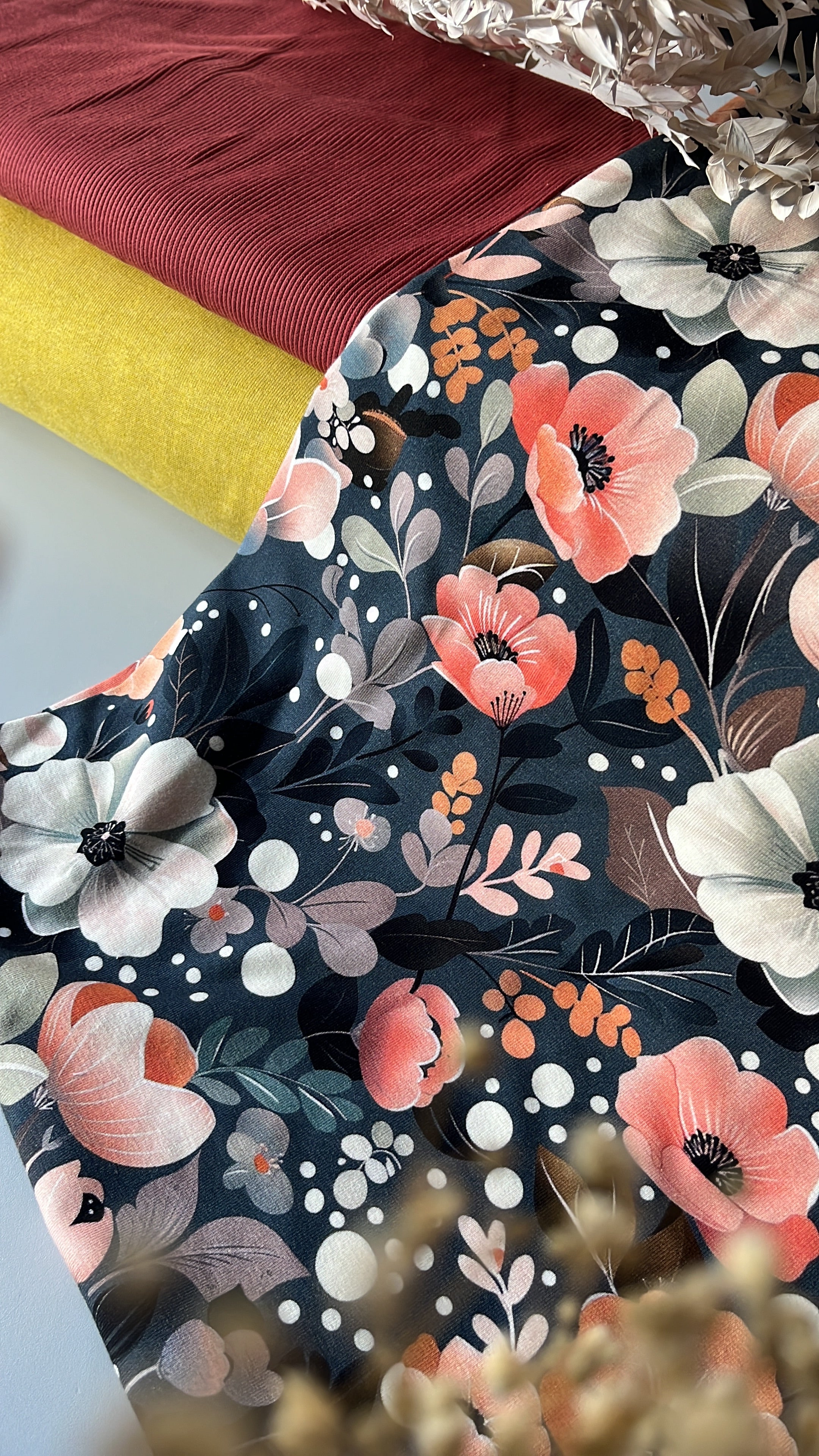 Bunte Blumenwiese Aktuellevorbestellung Stoff